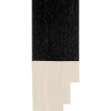 FLAT BLACK STAIN DOUBLE REBATE
