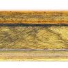 RAISED CENTRE SCRATCHED GOLD