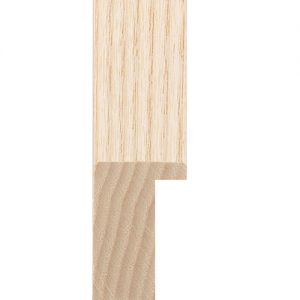 FLAT ASH PLAINWOOD/ROUNDED EDGES