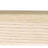 FLAT ASH PLAINWOOD/ROUNDED EDGES
