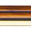 Two Tone Wood Distressed/gold line