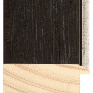 DARK BROWN FLAT WITH SILVER TRIM