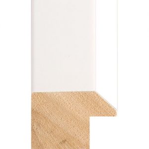 WHITE GLOSS WITH CHAMFERED EDGE