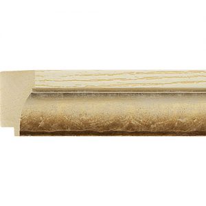 SPOON GOLD/CREAM FLAT OUTER EDGE