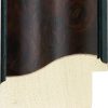 REVERSE WALNUT VENEER WITH BLACK OUTER EDGES