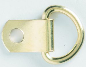 BRASS PLATED MINI D-RINGS