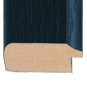 FLAT BLACK ASH MDF ANGLED EDGE