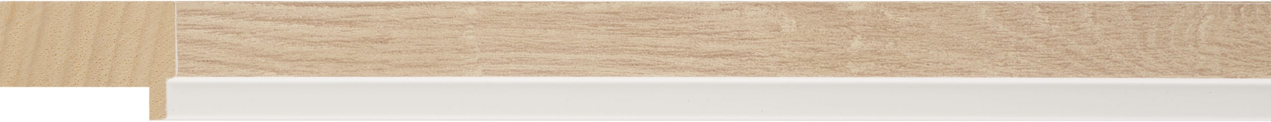 Flat Washed Natural with White Lip Flat Washed Natural with White Lip